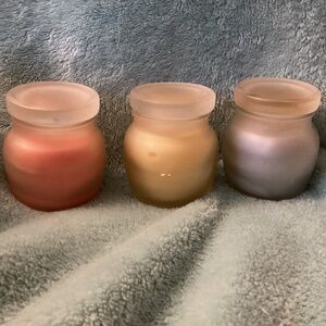 NEW 3 HANNA’S Candles Co candle Pink Grapefruit Spiced PlumLemon Chiffon